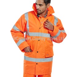 B Seen Hi-Vis Constructor Traffic Jacket